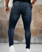 Pantalones vaqueros ajustados elásticos para hombre