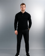 Polo de punto de manga larga