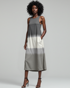 Vestido Largo de Corte Fluido