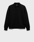 Polo de manga larga informal para hombre