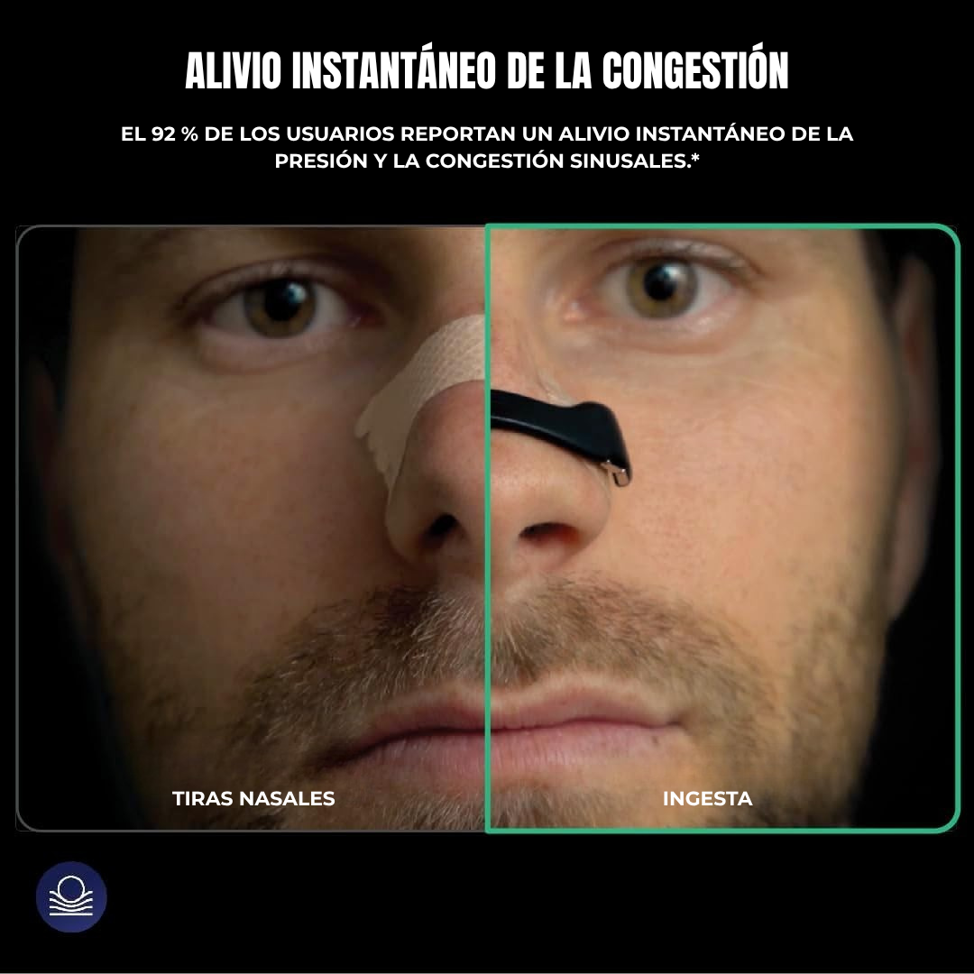 Kit de Tiras Nasales Negras con Adhesión Extra para Respirar Mejor (OFERTA 2X1)®