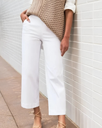 Pantalón Blanco de Vestir para un Estilo Sofisticado