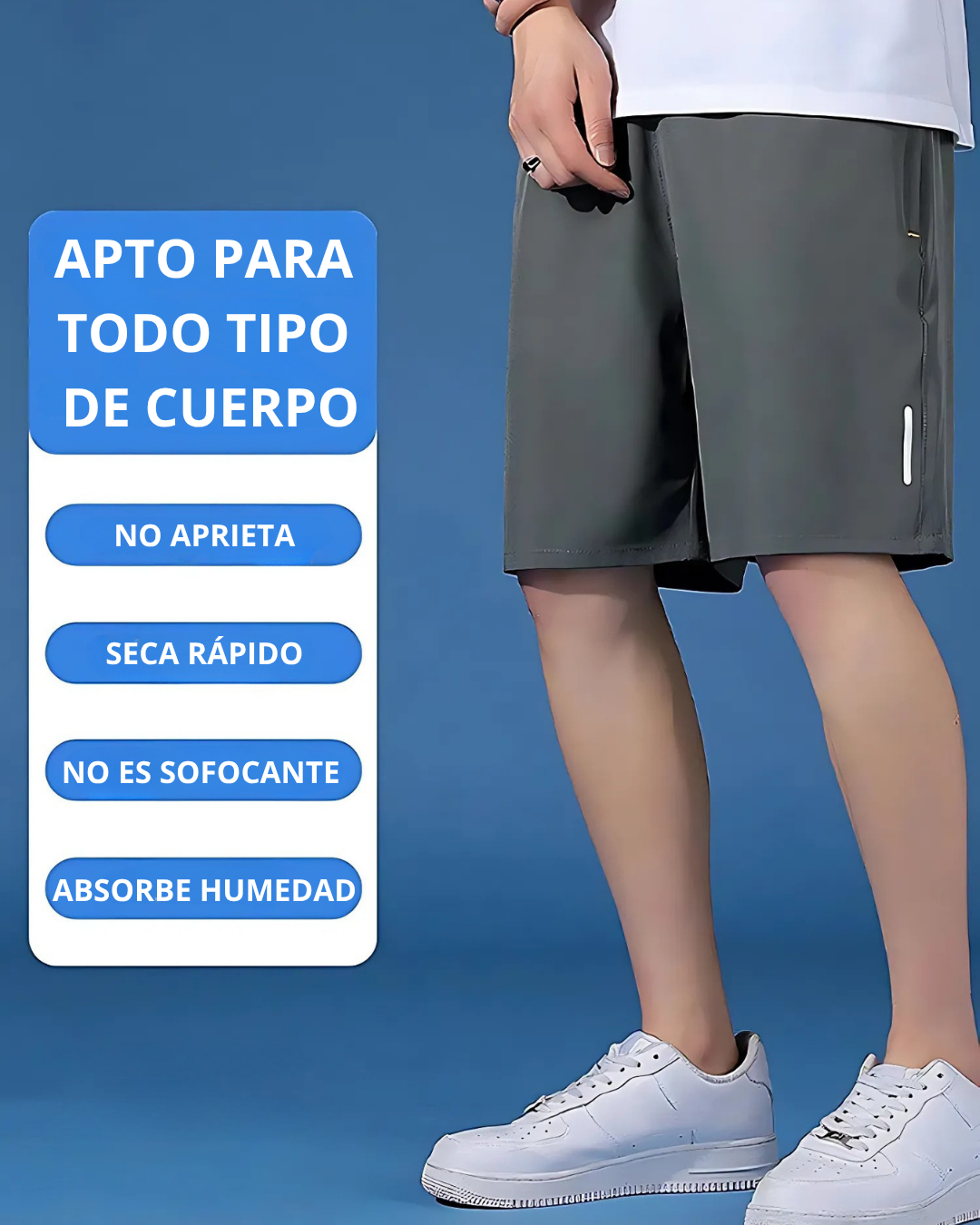 Short Deportivo Elástico Unisex
