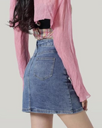 Falda Short Corta con Bolsillos Funcionales para Mujer