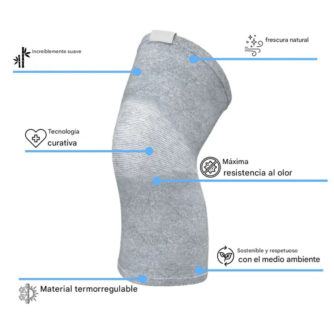 Rodillera de compresión con fibra de bambú (OFERTA 2X1)