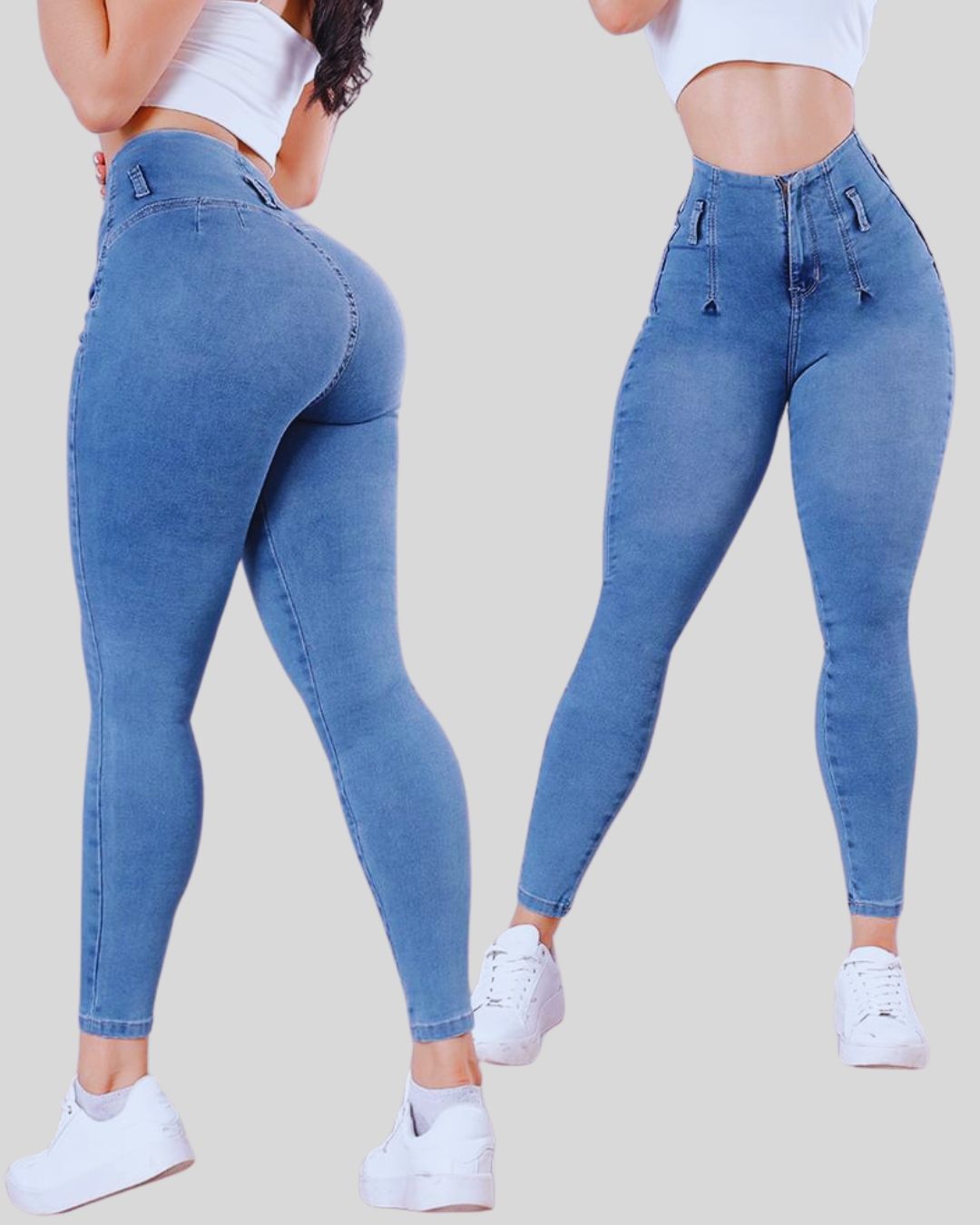 Jeans Efecto Push Up levanta Glúteos