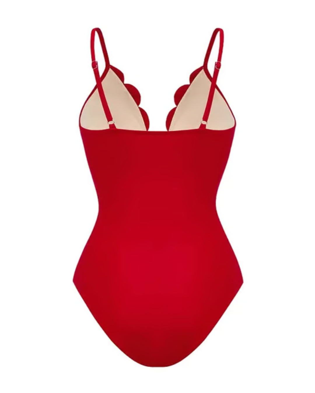 Traje de baño de Flores con falda acampanada