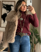 Pantalones ajustados informales para mujer