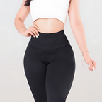 Pantalones Compresores Elásticos  de Cintura Alta