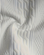 Conjunto de dos piezas en tejido con textura trenzada y cómodo ajuste®