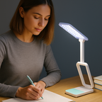 Lámpara LED Plegable con Brazo Ajustable y Luz de Alta Intensidad®