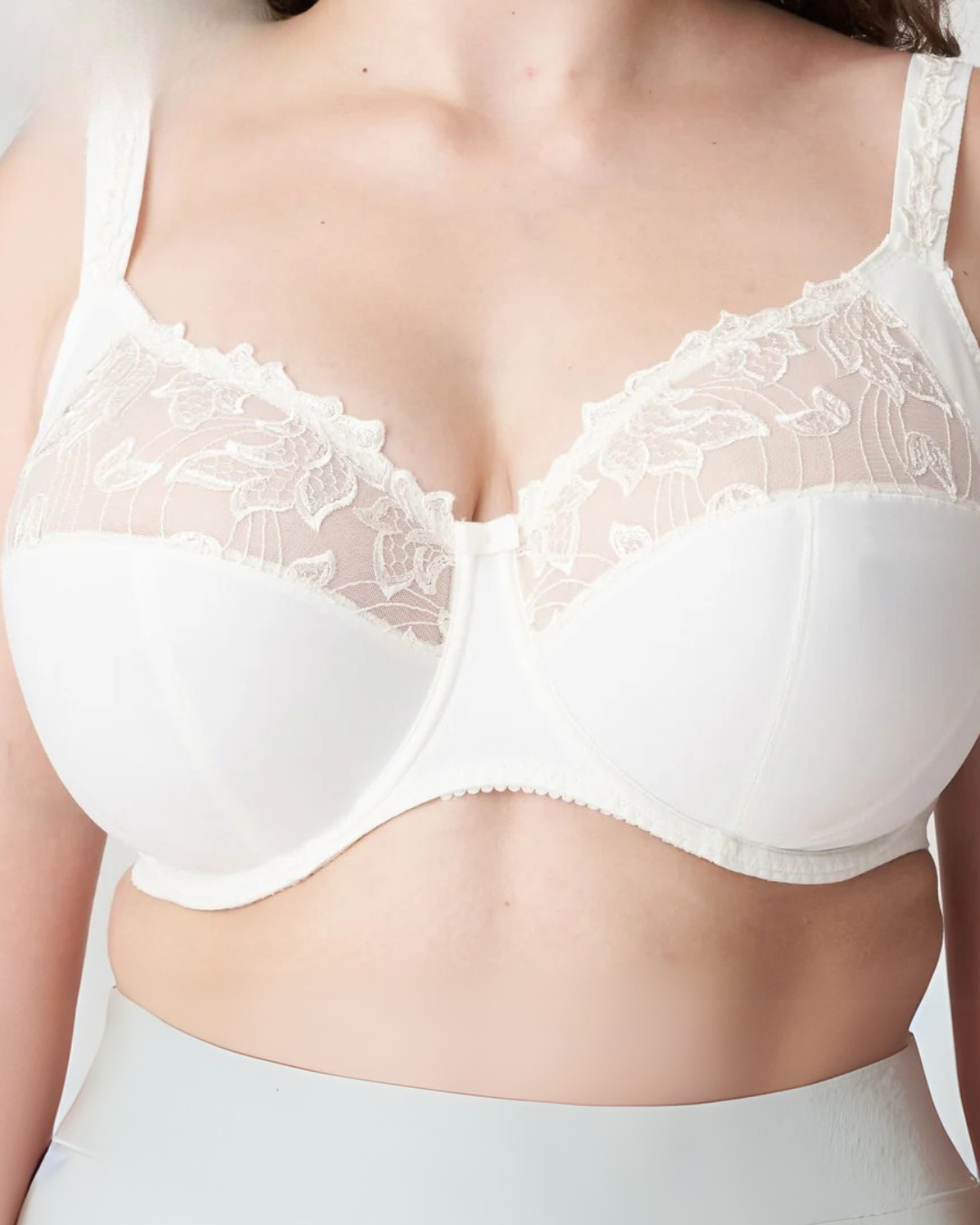 Sujetador de encaje de alta sujeción con transparencia y sujeción reforzada (OFERTA 2X1)