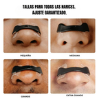 Kit de Tiras Nasales Negras con Adhesión Extra para Respirar Mejor (OFERTA 2X1)®