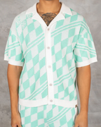 Conjunto de Punto a Cuadros para hombre