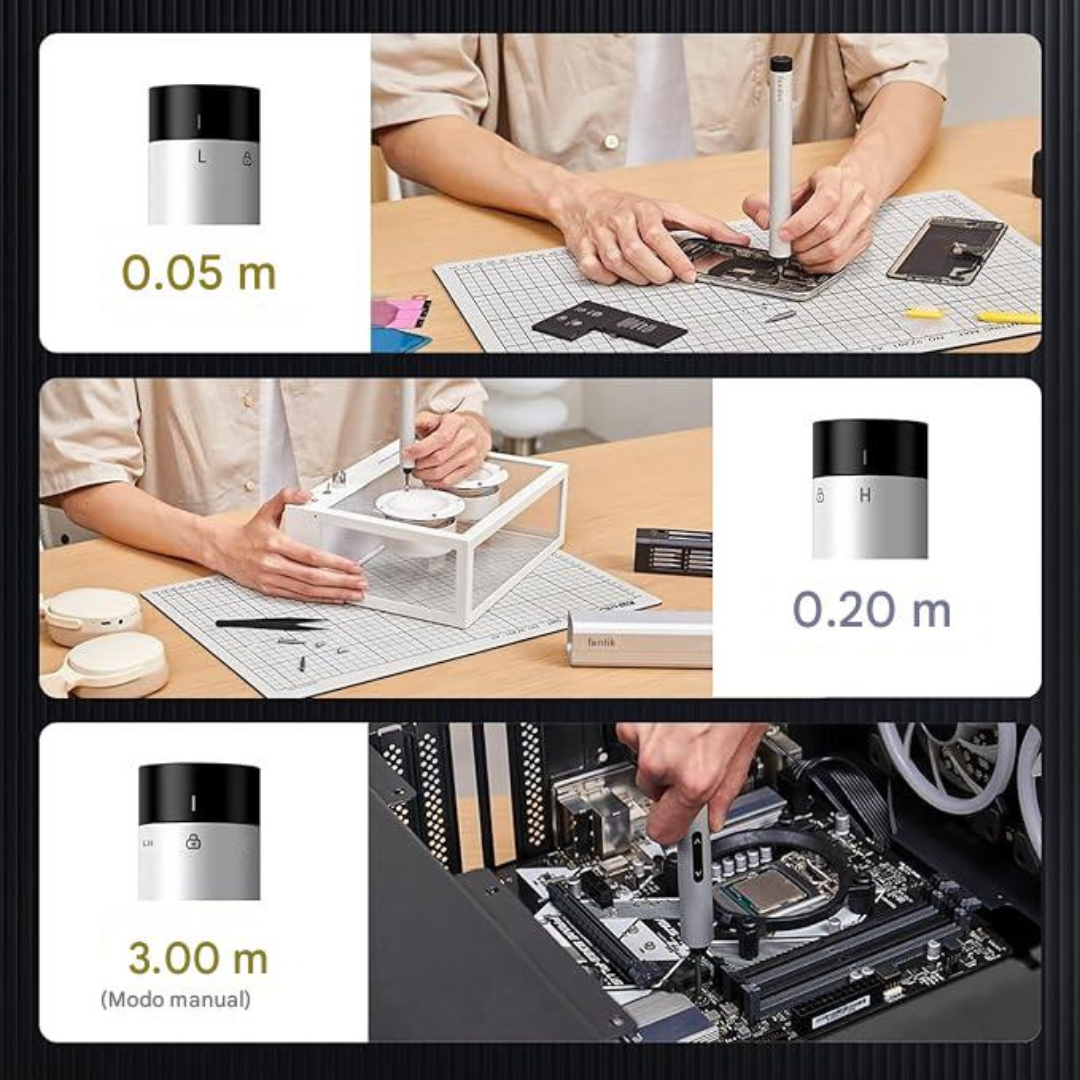 Mini destornillador eléctrico de 3.7V con 50 piezas de brocas magnéticas