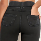 Pantalón Elástico Ajustado Tiro Alto con Bolsillo Trasero®