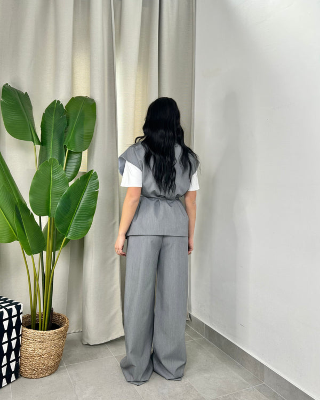 Pantalón y Camisa de Tacto Suave con Ajuste Cómodo y Estilizado