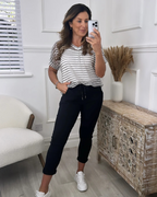 Pantalón Estilo Joggers con Cintura Ajustable y Bolsillos Funcionales para Mujer®