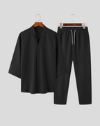 Set de Conjunto Casual de Lino para un Estilo con Elegancia y Frescura