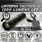 Linterna Táctica de Alta Potencia con Luz LED (OFERTA 2X1)