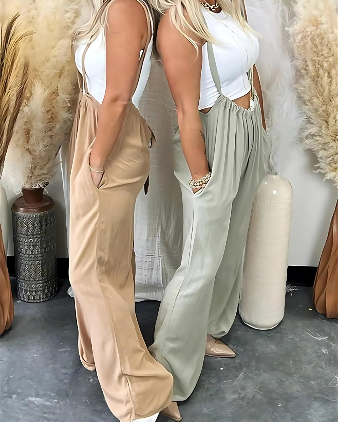 Mono de Lino Holgado y Fresco para Mujer