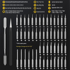 Mini destornillador eléctrico de 3.7V con 50 piezas de brocas magnéticas