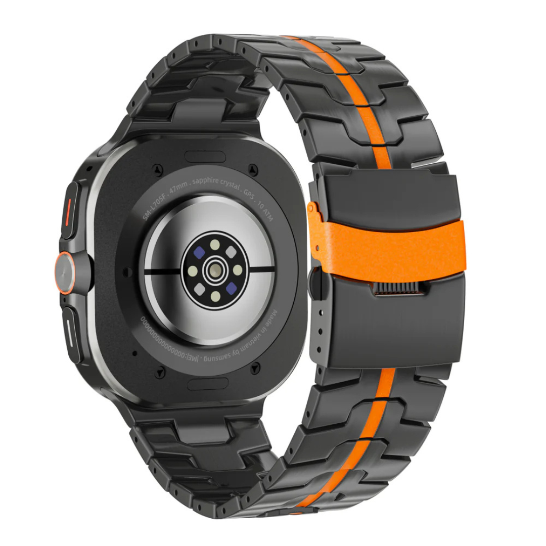 Reloj Deportivo con Correa de Acero Futurista y Funcional®