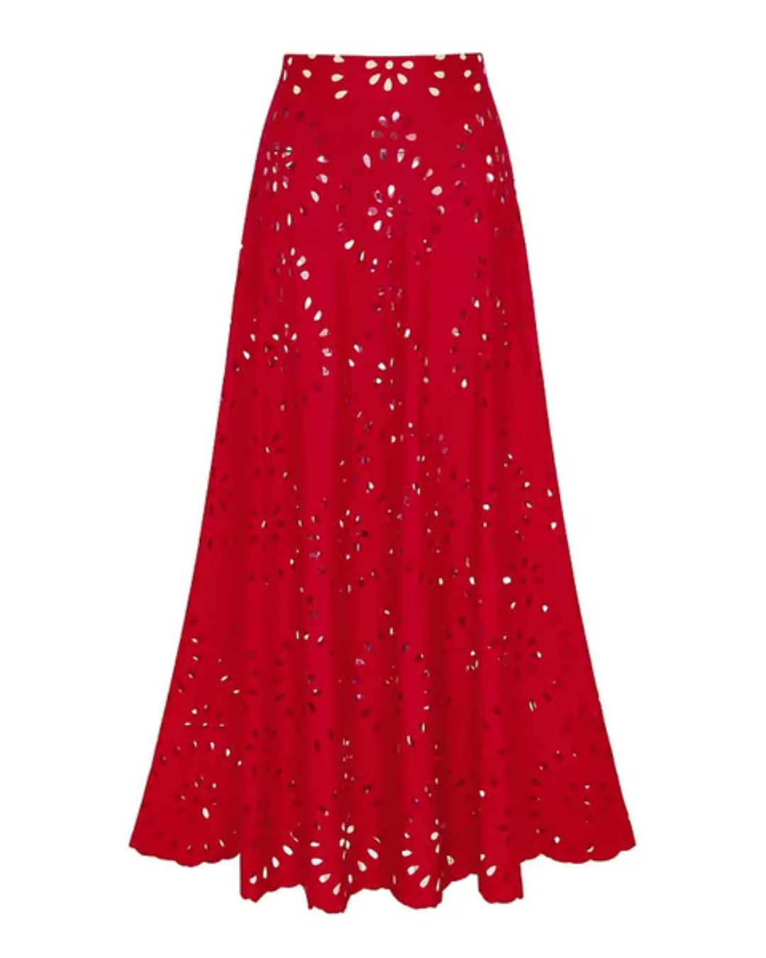 Traje de baño de Flores con falda acampanada