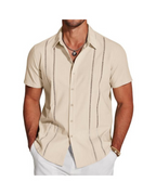 Camisa Guayabera de Lino Cubano para Hombre Frescura y Estilo Atemporal