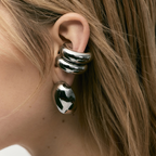 Set de Pendientes en Acero Inoxidable