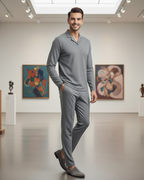 Conjunto de Dos Piezas con Cuello Polo para Hombre