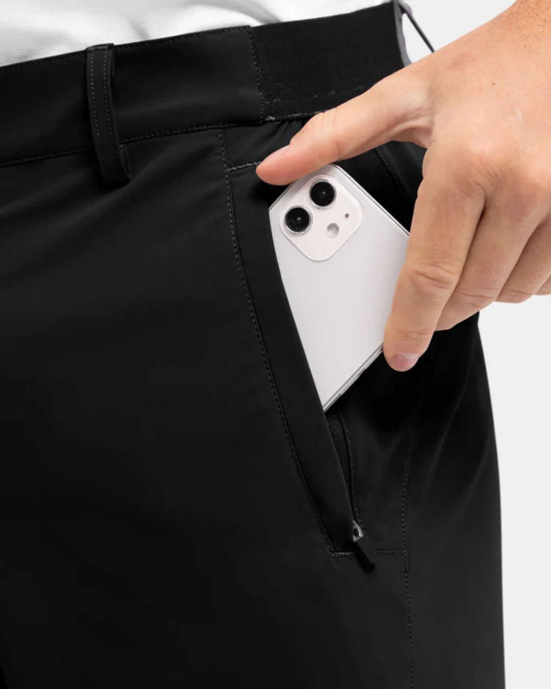 Pantalones cortos de tejido transpirable y elástico para hombre