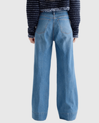 Pantalón de Cintura Alta y Corte Ancho con Control del Vientre®