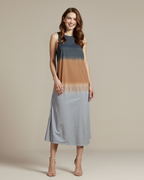 Vestido Largo de Corte Fluido