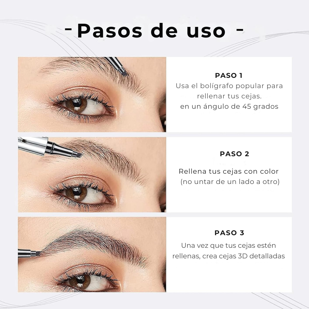 Lápiz para Cejas Efecto Microblading a Prueba de Agua (OFERTA 2X1)®
