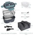 Lonchera Eléctrica Portátil Calienta tu Comida en Cualquier Lugar