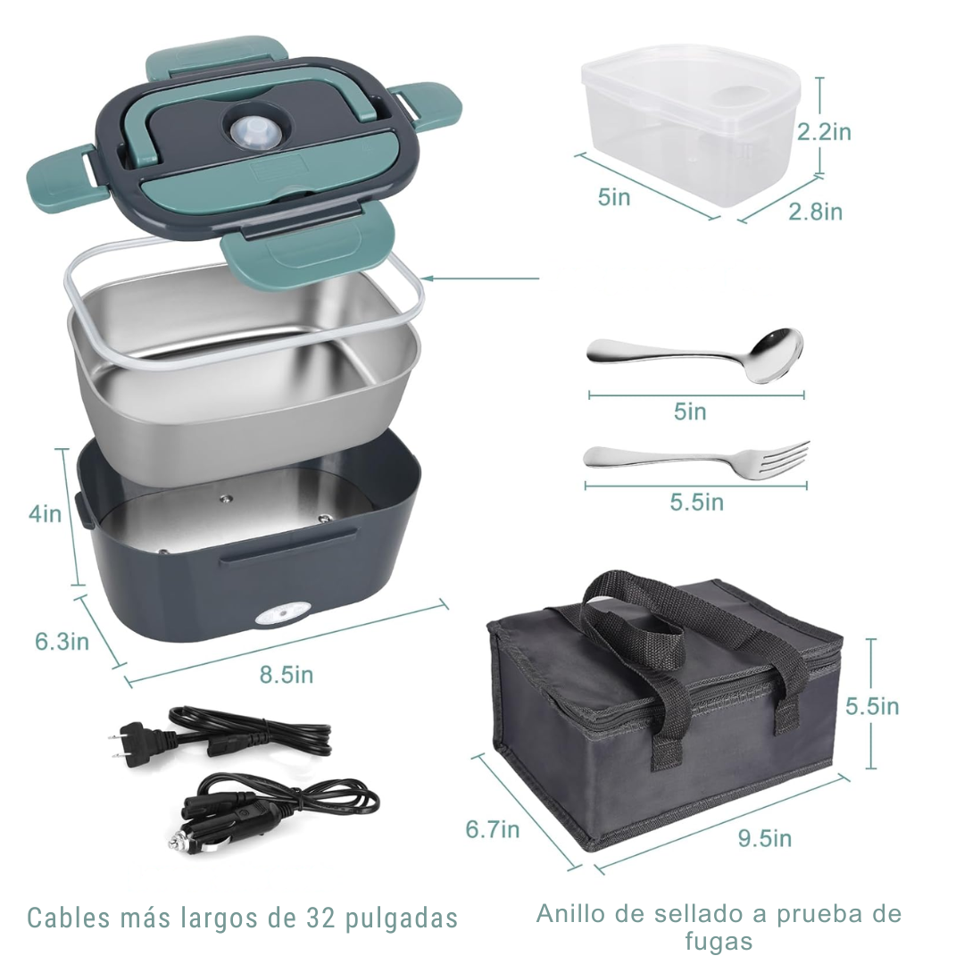 Lonchera Eléctrica Portátil Calienta tu Comida en Cualquier Lugar