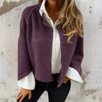 Chaqueta Corta de Estilo Elegante y Tacto Aterciopelado para Mujer®