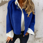 Chaqueta Corta de Estilo Elegante y Tacto Aterciopelado para Mujer®