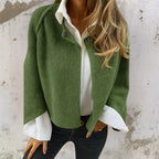 Chaqueta Corta de Estilo Elegante y Tacto Aterciopelado para Mujer®