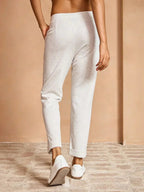 Pantalones anchos y elegantes para mujer